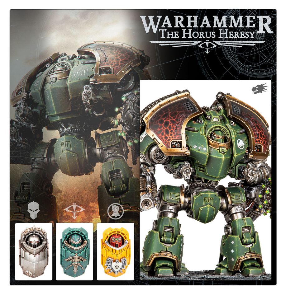 [ GW31-133 ] LEGIONES ASTARTES: SATURNINE SIEGE DREADNOUGHT OPHION