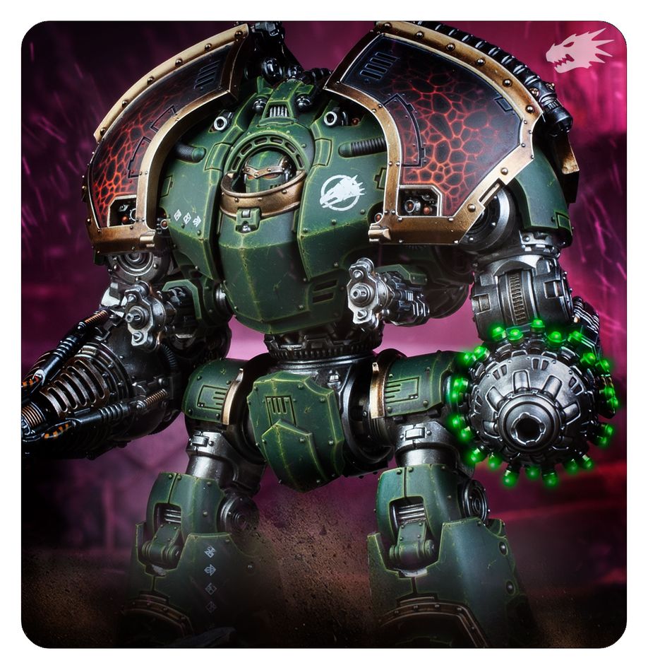 [ GW31-133 ] LEGIONES ASTARTES: SATURNINE SIEGE DREADNOUGHT OPHION