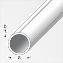 [ REM40817 ] 25002 alu buis 7.5mm wanddikte 1mm  1 meter 