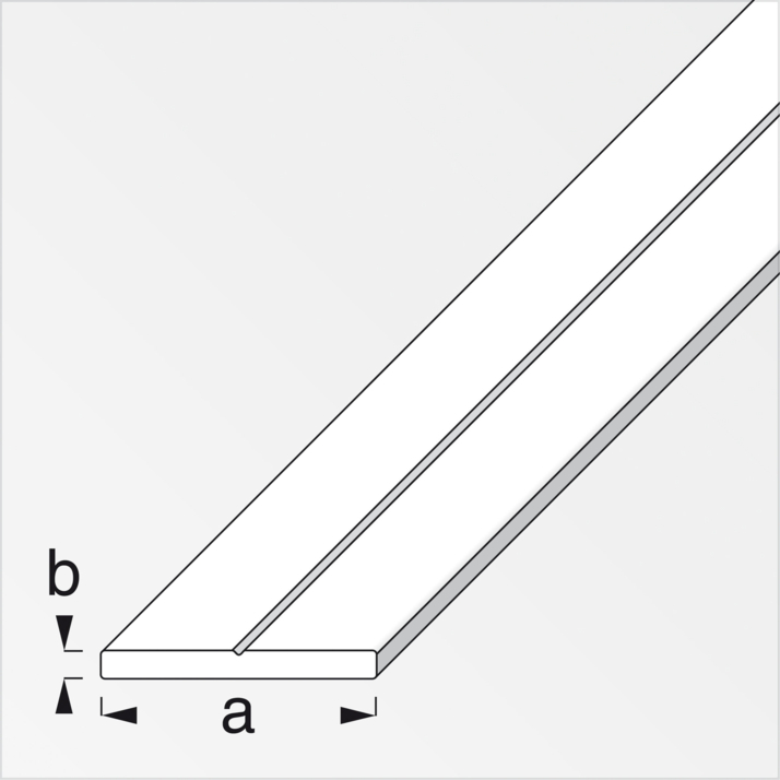 [ REM40816 ] 25802 Aluminium platte strip 7,5 mm 1 meter