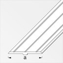[ REM40790 ] 27060 aluminium afdekprofiel tweezijdig 1 meter
