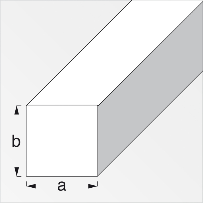 [ REM40786 ] 34470 vierkante staaf 4x4mm getrokken staal 1 meter
