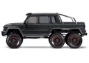 [ TRX-88296-4BLK ] Traxxas TRX-6 Mercedes-Benz G63 AMG body 6x6 trail truck clipless - black - trx88296-4blk