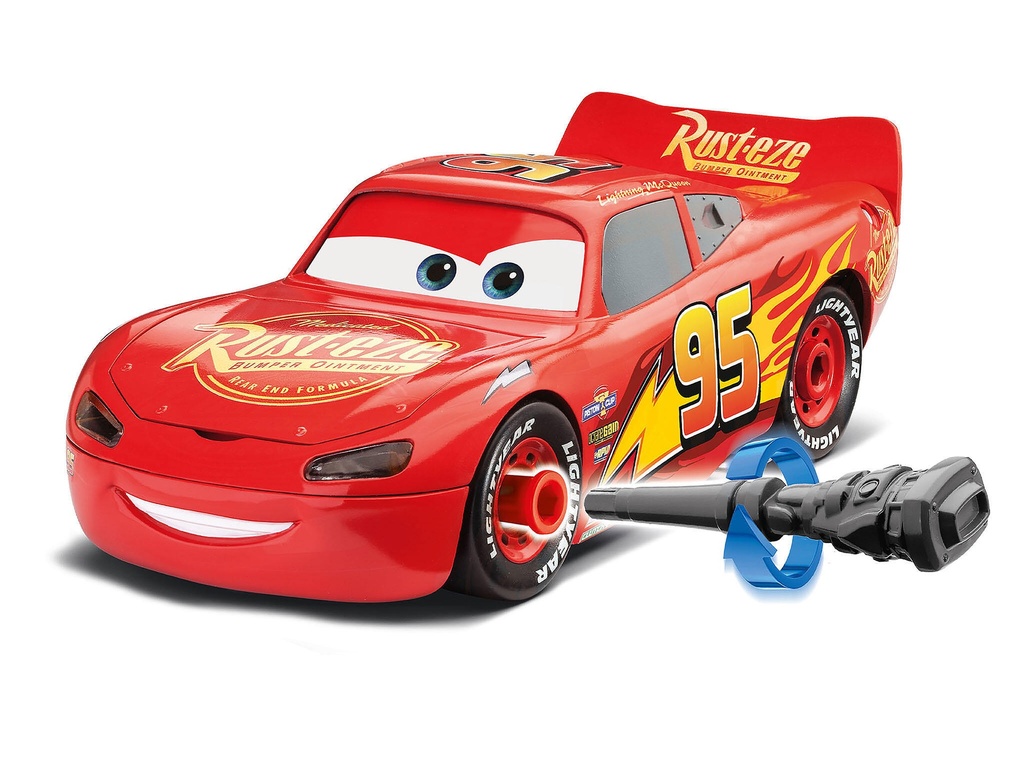 [ RE06562 ] Revell Lightning McQueen Disney-Cars (Light & Sound) bouwpakket