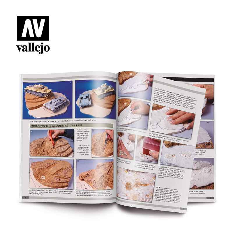 [ VAL75004 ] Vallejo Landscapes Of War "The Greatest Guide - Dioramas" Vol.1