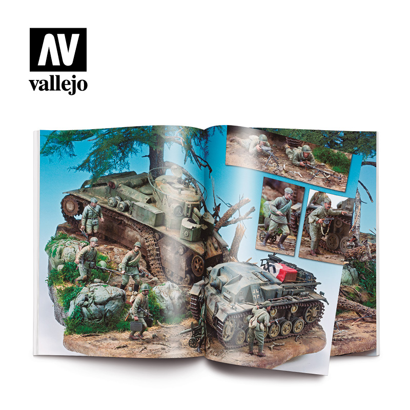 [ VAL75004 ] Vallejo Landscapes Of War "The Greatest Guide - Dioramas" Vol.1