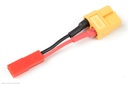 [ GF-1301-142 ] Power adapterkabel - XT-60 connector vrouw. <=> BEC connector man. - 20AWG Siliconen-kabel - 1 st 