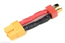 [ GF-1301-079 ] Power adapterkabel - Deans connector vrouw. <=> XT-60 connector vrouw. - 12AWG Siliconen-kabel - 1 st 