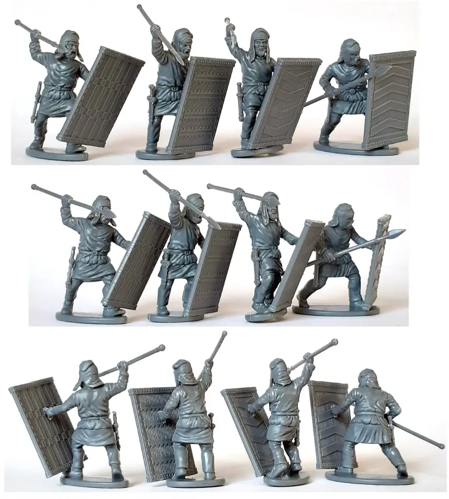 [ VICTRIXVXA042 ] Persian Unarmoured Spearman