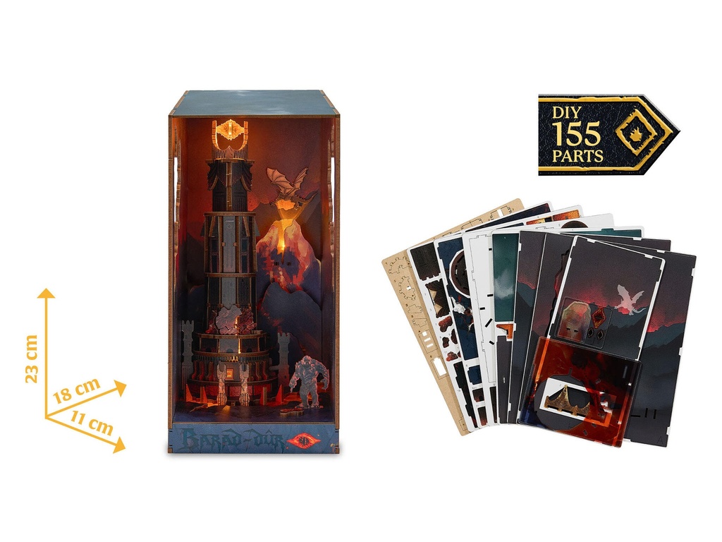 [ RE00537 ] Revell Tiny Adventures The Lord Of The Rings Barad-Dûr - Book Nook