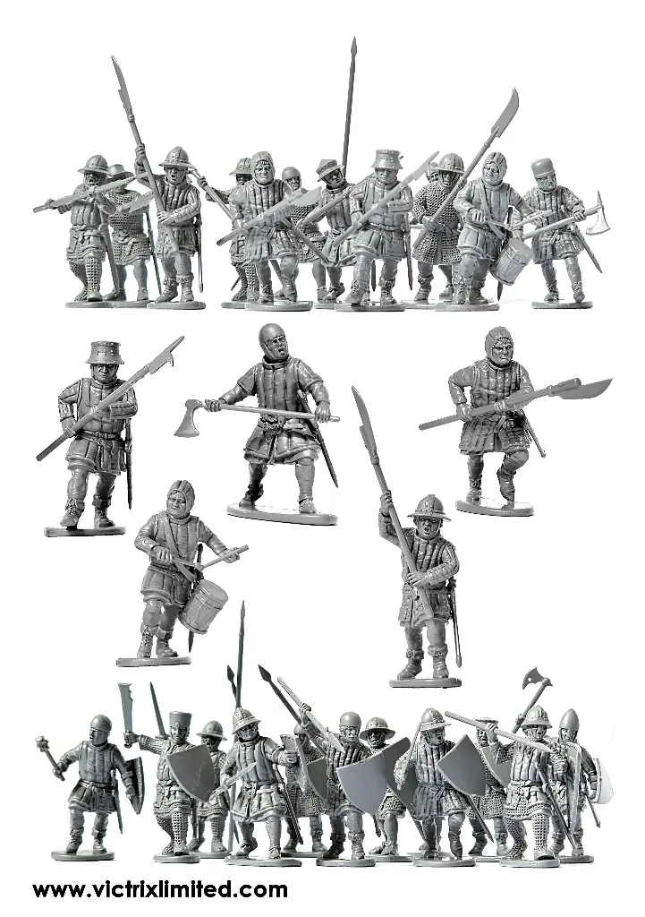 [ VICTRIXVXM006 ] Medieval Foot Sergeants
