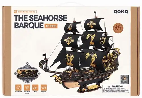 [ ROKRMCB02 ] Robotime the seahorse barque 