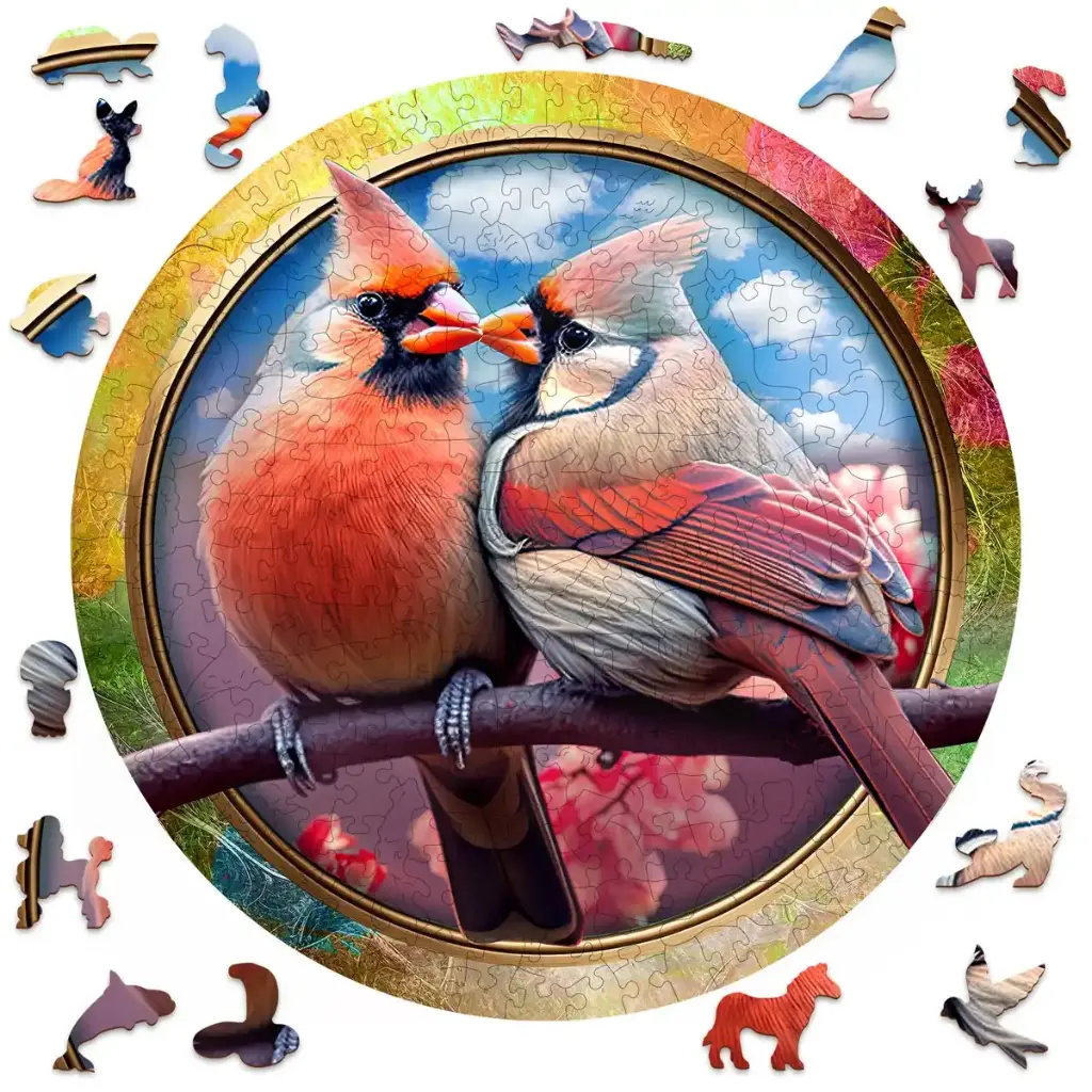 [ WC0301-L ] Wooden City Birds In Love 250 stukjes (houten legpuzzel)