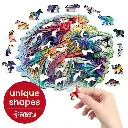 [ WC0166-L ] Wooden City Modern Lion 250 stukjes (houten legpuzzel)