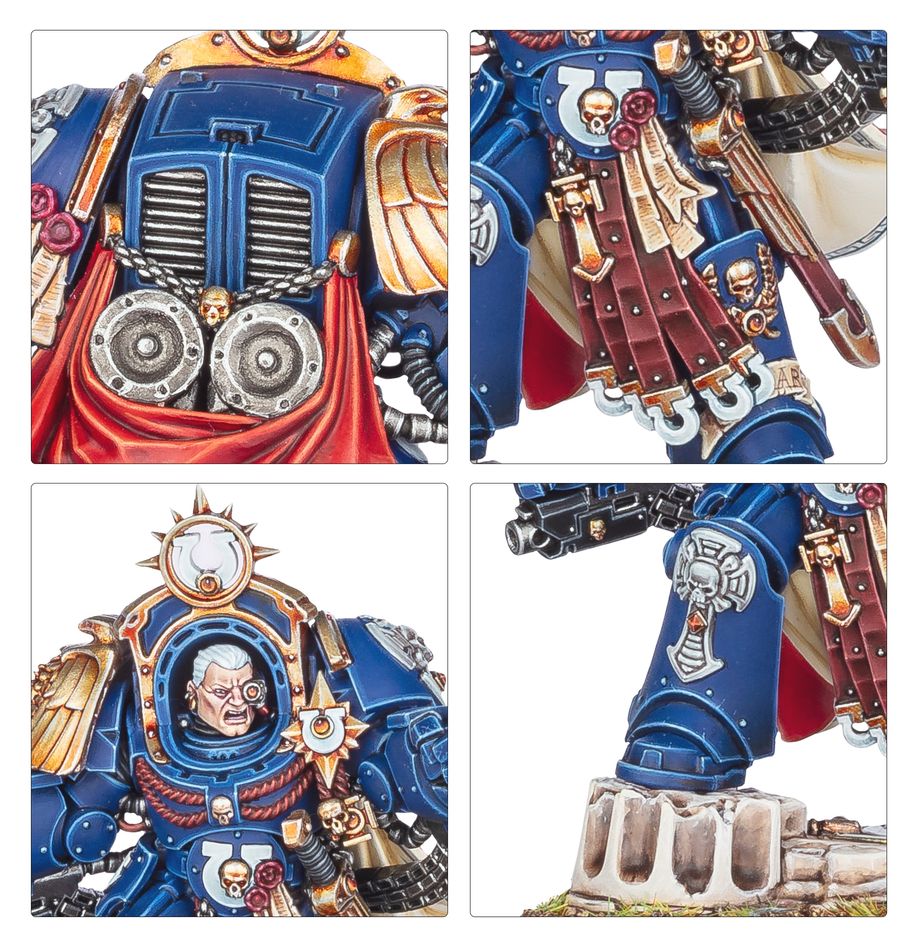 [ GW55-74 ] ULTRAMARINES: MARNEUS CALGAR IN ARMOUR OF ANTILOCHUS (Leverbaar vanaf 8/11)