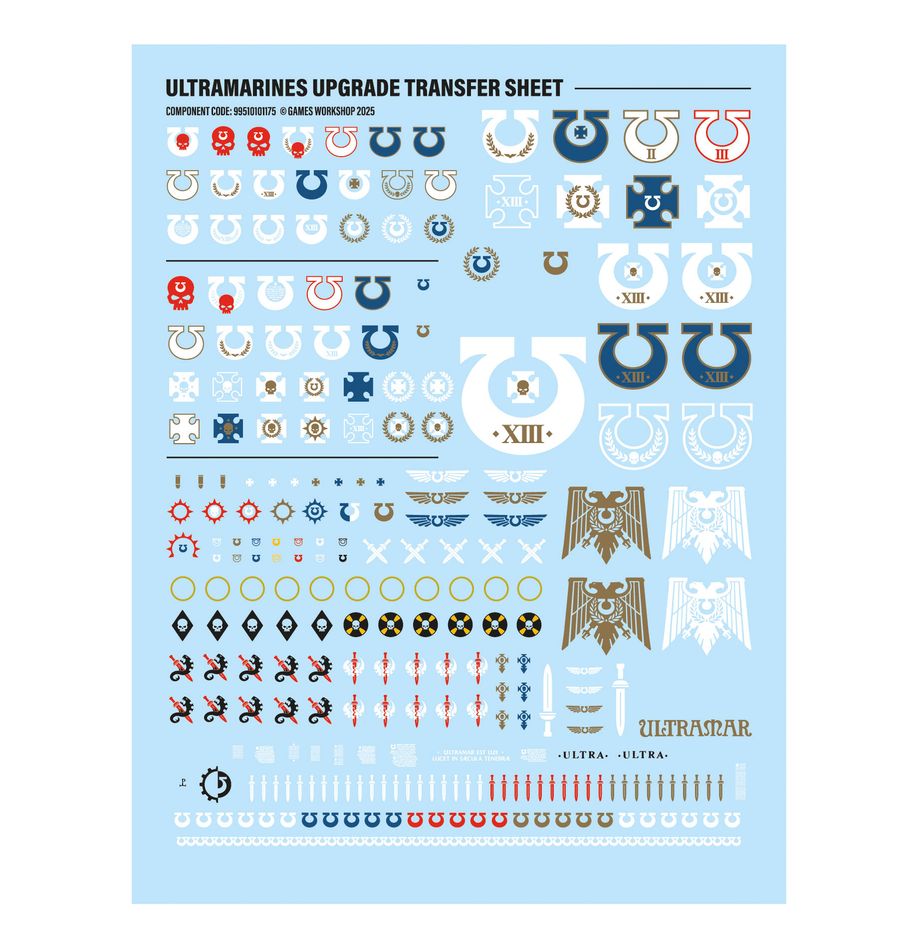 [ GW55-72 ] ULTRAMARINES: UPGRADES AND TRANSFERS (Leverbaar vanaf 8/11)