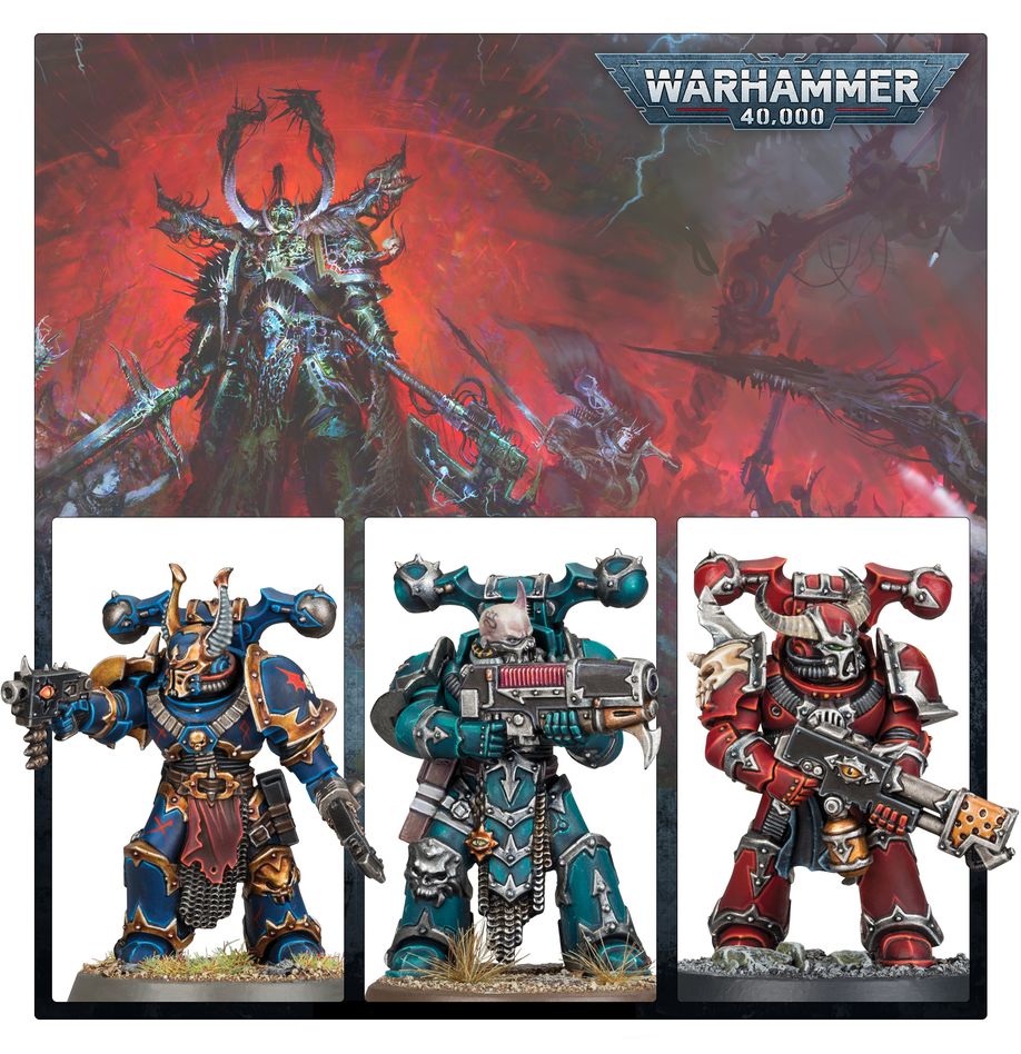 [ GW43-105 ] CHAOS SPACE MARINES: LEGIONARIES (Leverbaar vanaf 8/11)