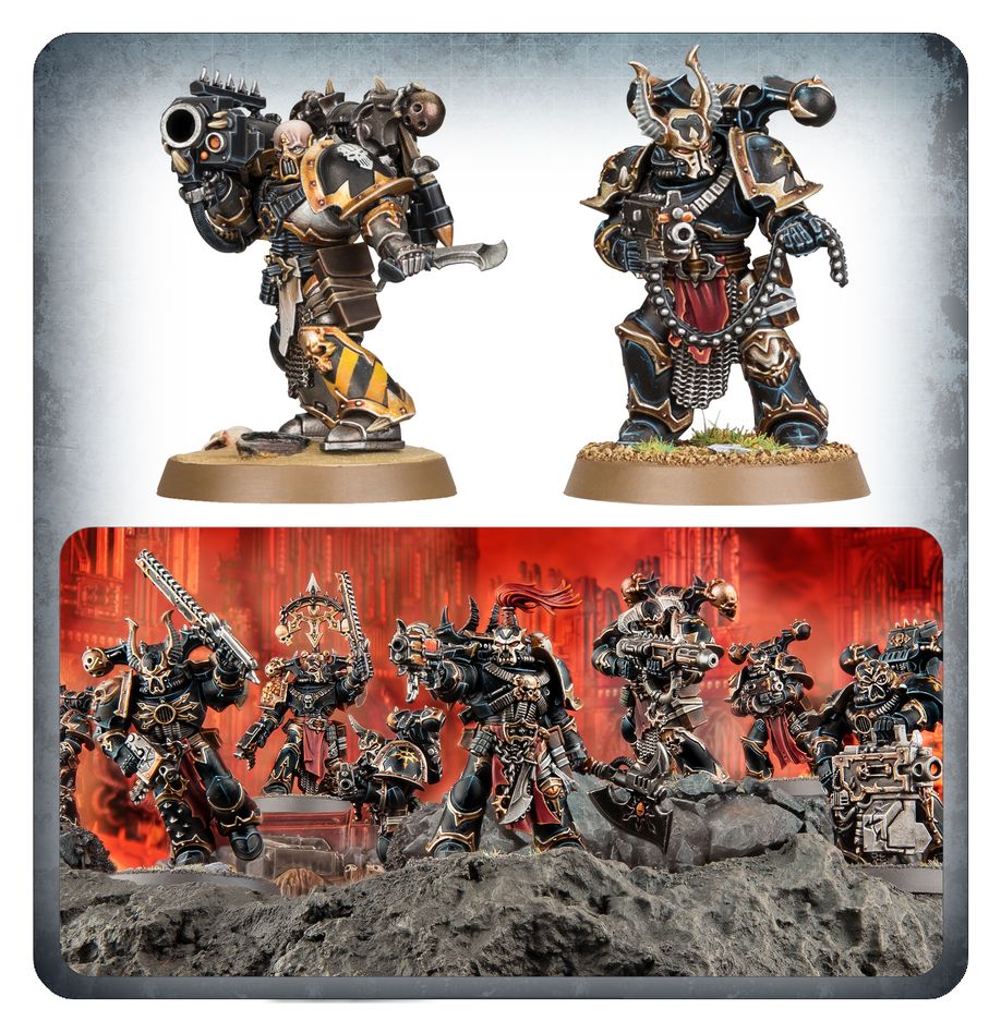 [ GW43-105 ] CHAOS SPACE MARINES: LEGIONARIES (Leverbaar vanaf 8/11)