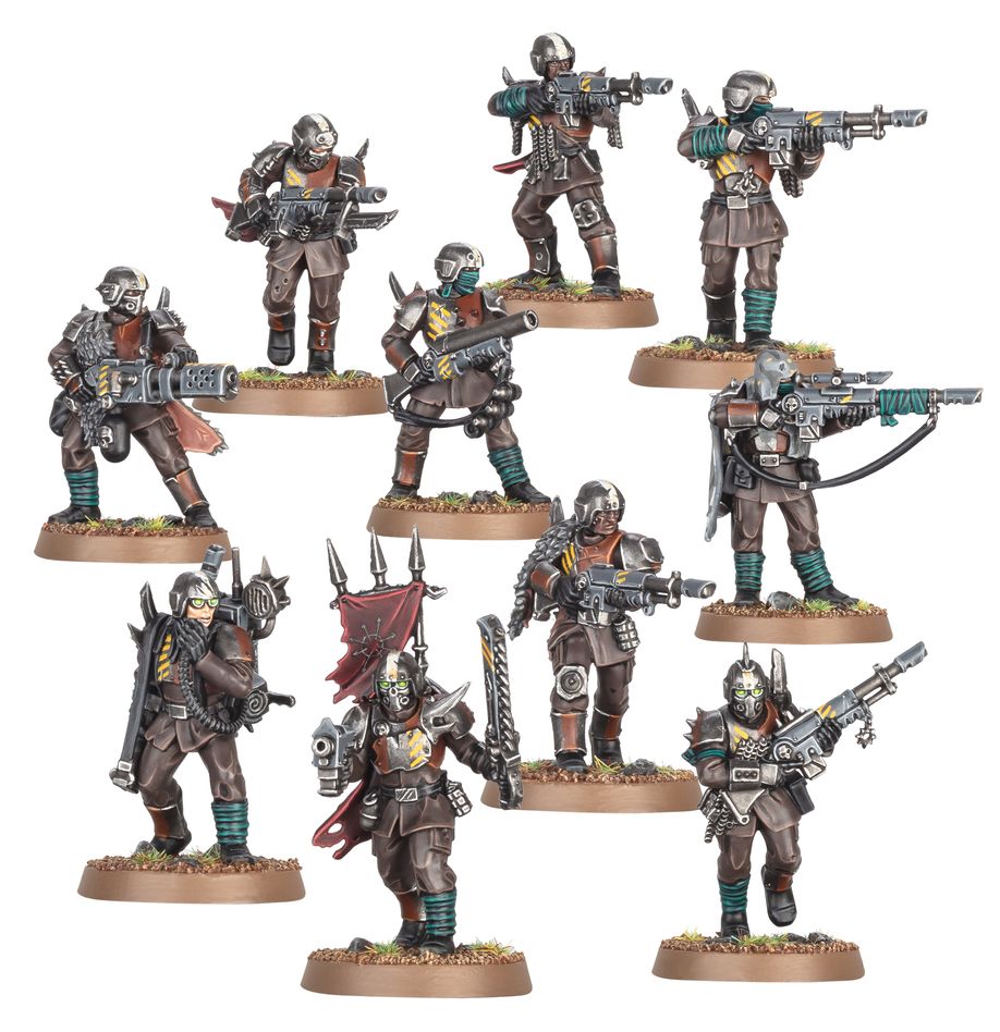 [ GW43-107 ] CHAOS SPACE MARINES: TRAITOR GUARSMEN SQUAD (Leverbaar vanaf 8/11)