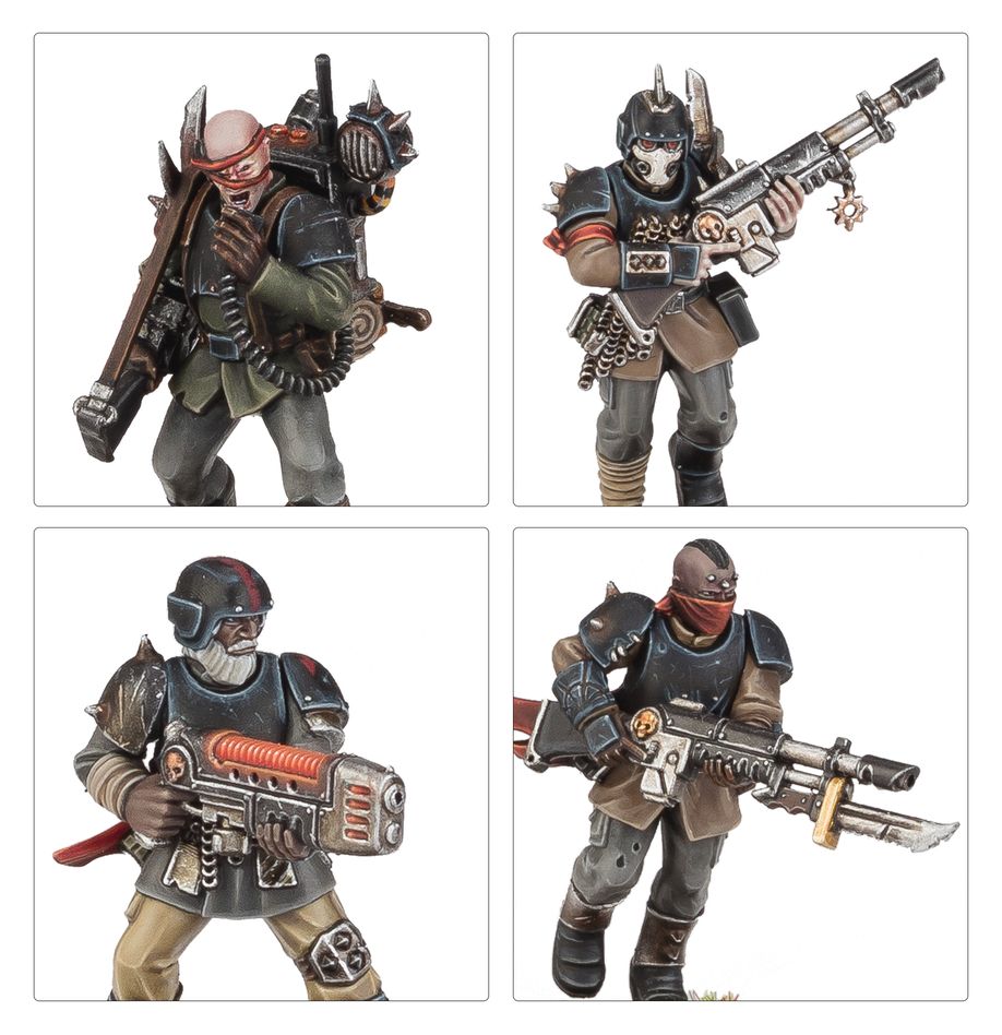 [ GW43-107 ] CHAOS SPACE MARINES: TRAITOR GUARSMEN SQUAD (Leverbaar vanaf 8/11)