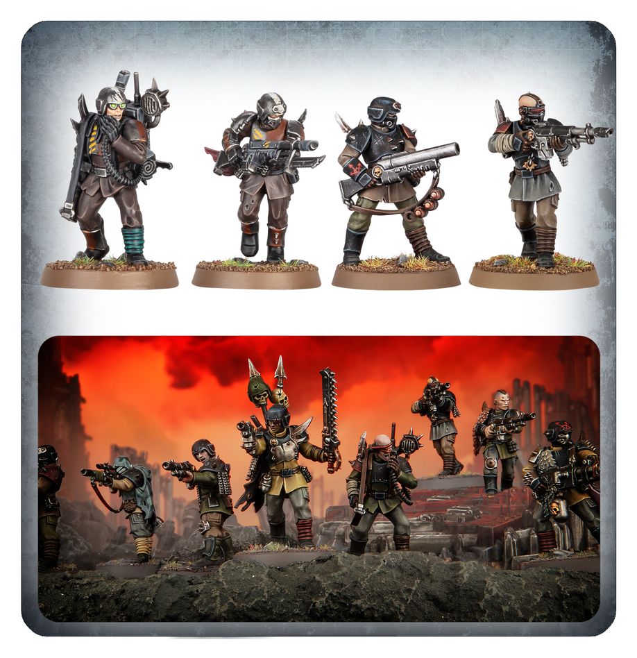 [ GW43-107 ] CHAOS SPACE MARINES: TRAITOR GUARSMEN SQUAD (Leverbaar vanaf 8/11)