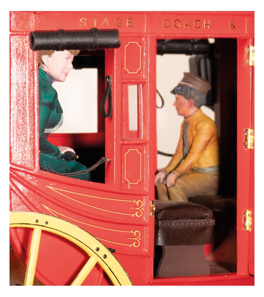 [ AL20345F ] Artesania Latina Set of 4 figures Wild West 1/12