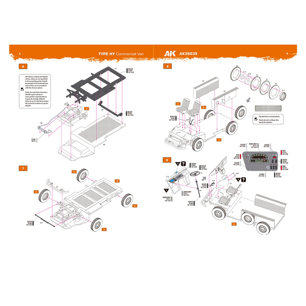 [ AK35035 ] Ak-interactive TYPE HY COMMERCIAL VAN 1/35