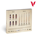 [ VAL72206 ] Vallejo Ultimate miniature set paint & brushes 8426296870004