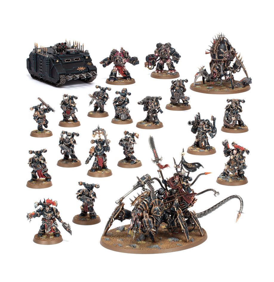 [ GW71-43 ] CHAOS SPACE MARINES BATTLEFORCE: HELLFORGED WARBAND