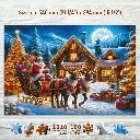 [ WC0809-XL ] Wooden City Santa is coming 1010 stukjes (houten legpuzzel)