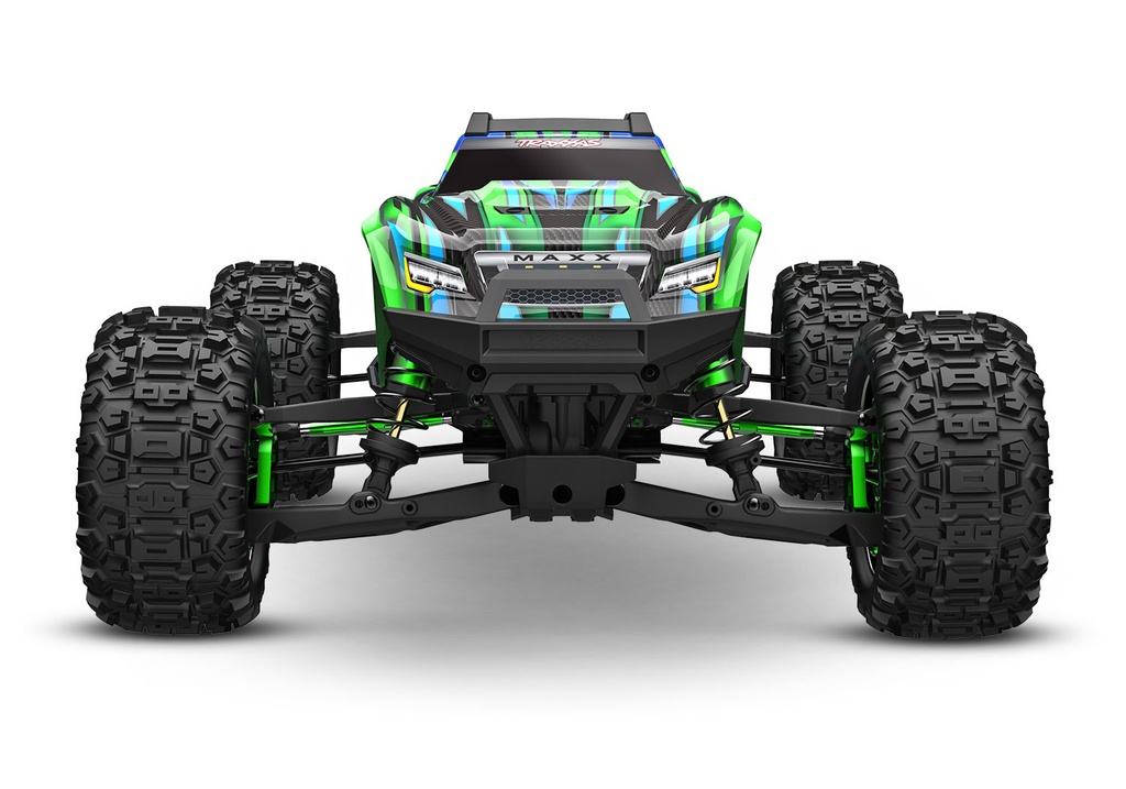 [ TRX-89087-4GRN ] Traxxas Maxx Ultimate 4WD Brushless Electric Monster Truck, VXL-4S, TQi - Green trx89087-4