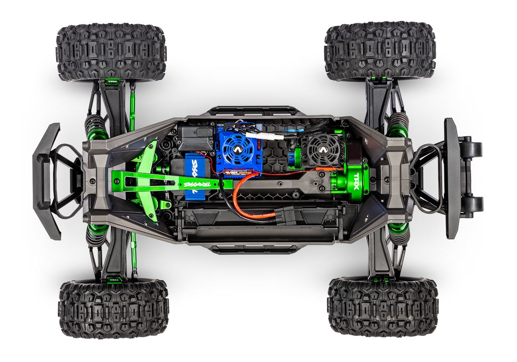 [ TRX-89087-4GRN ] Traxxas Maxx Ultimate 4WD Brushless Electric Monster Truck, VXL-4S, TQi - Green trx89087-4