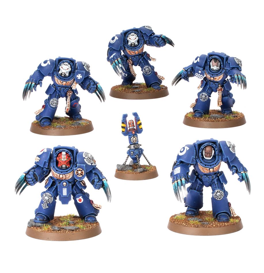 [ GW48-34 ] SPACE MARINE TERMINATOR ASSAULT SQUAD