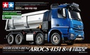 [ T47523 ] Tamiya mercedes benz Arocs 4151  8x4 tipper truck   painted candy green 