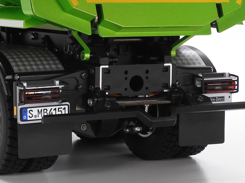 [ T47523 ] Tamiya mercedes benz Arocs 4151  8x4 tipper truck   painted candy green 