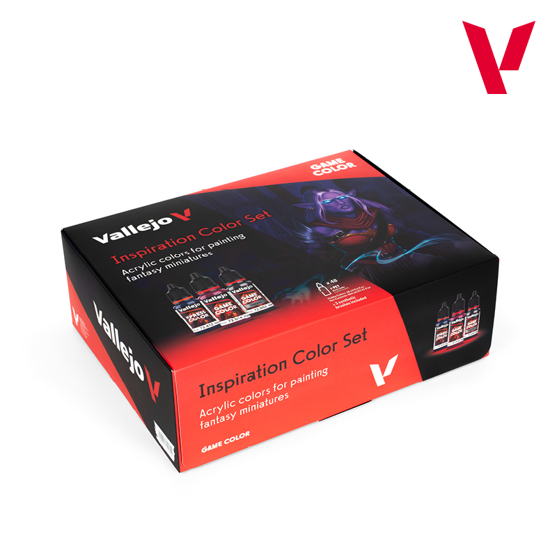 [ VAL72182 ] Vallejo inspiration color set game color  48 pcs