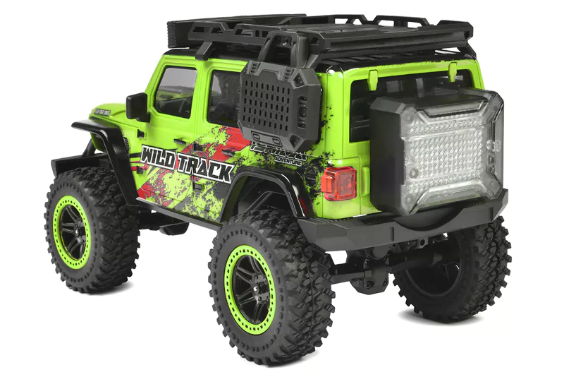 [ ISH-001-010 ] Ishima - 1/20 Crawler "Wild Track" 4WD - Brushed - RTR - Green Color