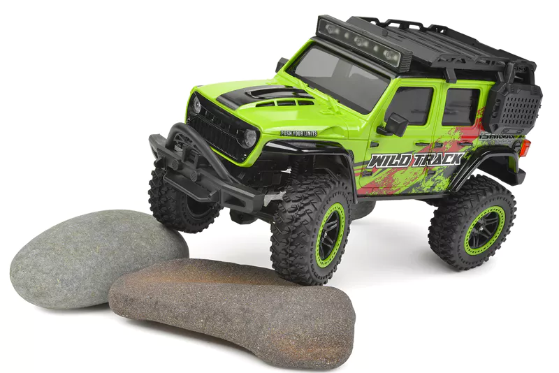 [ ISH-001-010 ] Ishima - 1/20 Crawler "Wild Track" 4WD - Brushed - RTR - Green Color