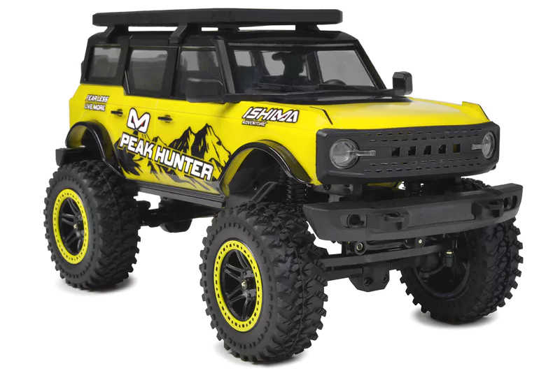 [ ISH-001-015 ] Ishima - 1/20 Crawler "Peak Hunter" 4WD - Brushed - RTR - Yellow Color