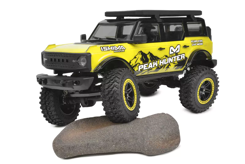 [ ISH-001-015 ] Ishima - 1/20 Crawler "Peak Hunter" 4WD - Brushed - RTR - Yellow Color