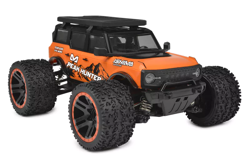 [ ISH-001-035 ] Ishima - 1/20 Big Foot "Peak Hunter" 4WD - Brushed - RTR - Orange Color