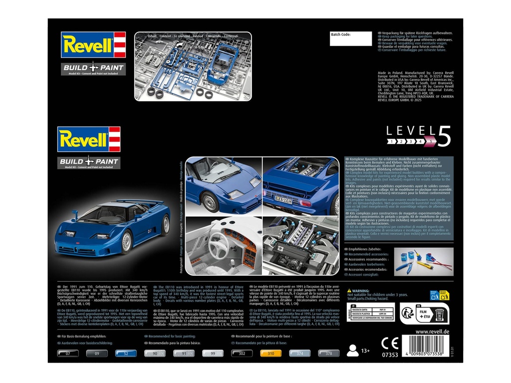 [ RE07353 ] Revell EB110 1/24