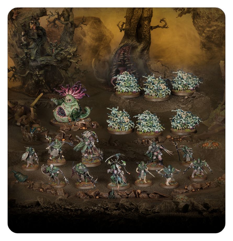 [ GW70-838 ] SPEARHEAD: MAGGOTKIN OF NURGLE: BUBONIC CELL