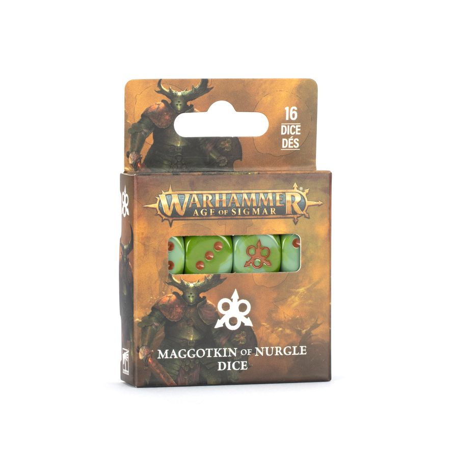 [ GW83-95 ] MAGGOTKIN OF NURGLE DICE