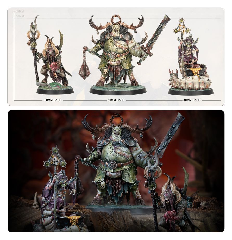 [ GW99120201238 ] Maggotkin of nurgle Court of Gelgus Pust