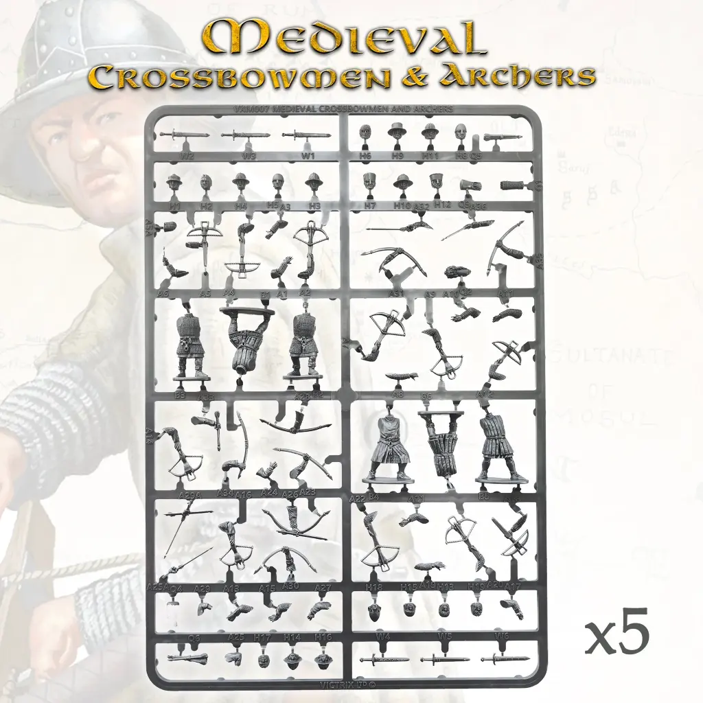 [ VICTRIXVXM007 ] Victrix Medieval Crossbowmen & Archers