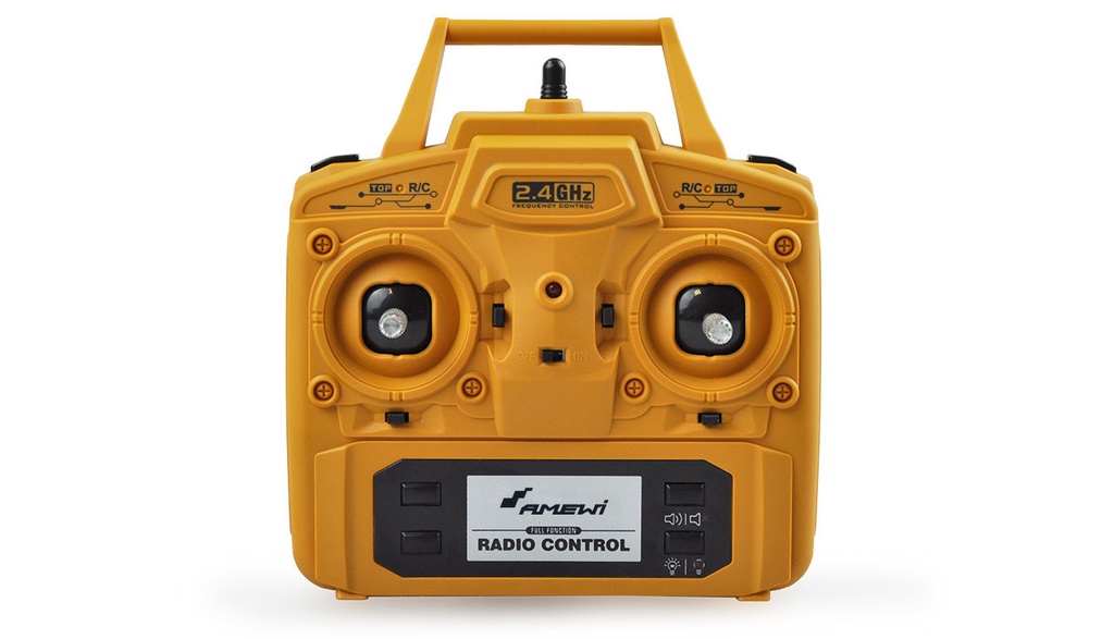 [ AMEWI22343 ] Amewi Wheel Loader G484E Part Metal 10-Channel Light & Sound 1/14 RTR yellow