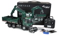 [ AMEWI22568 ] Amewi Mercedes-Benz Arocs Crane Truck with Tipper RTR green