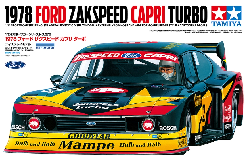 [ T24376 ] Tamiya 1978 Ford Zakspeed Capri turbo 1/24