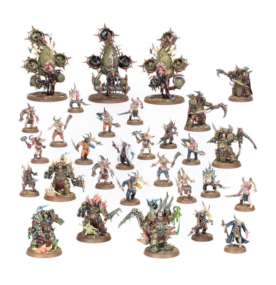 [ GW42-18 ] DEATH GUARD BATTLEFORCE: VILE VECTORIUM (Leverbaar vanaf 14/2)